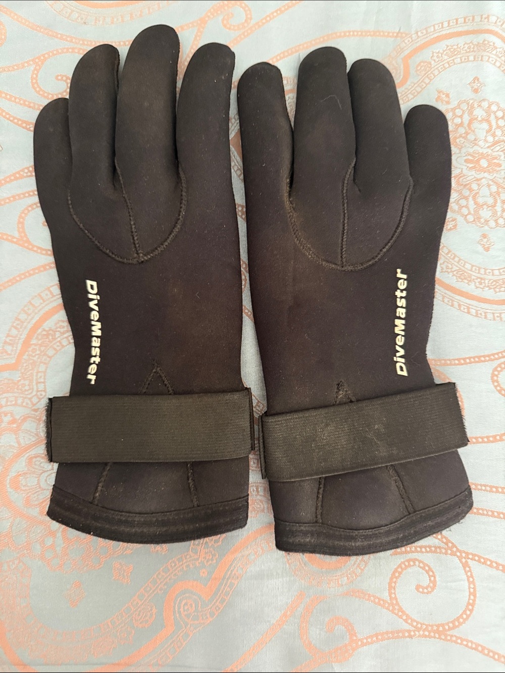 Men's Dive Gloves with Wrist Straps